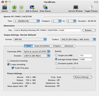 Handbrake Screenshot